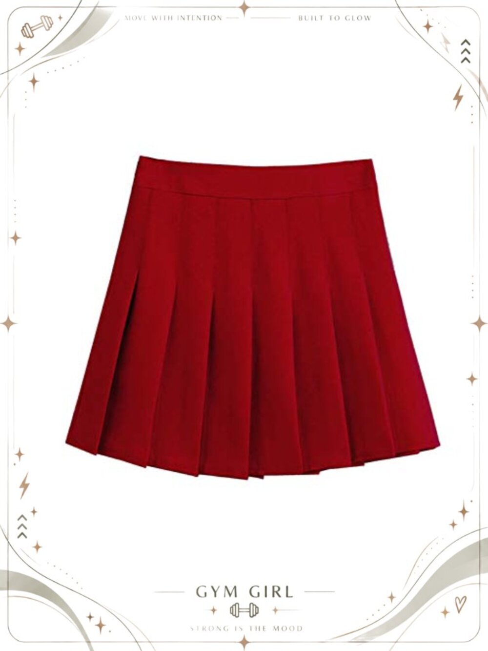 High Waist A-Line Pleated Mini Tennis Skirt with Built-in Shorts